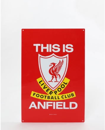 Liverpool Framed Poster Gloss Black This Is Anfield 40x50cm 