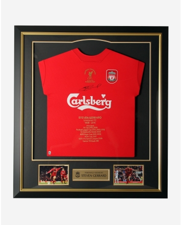 signed liverpool shirt