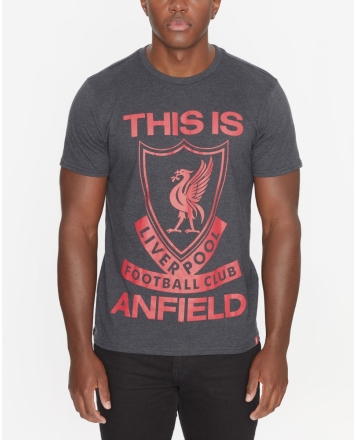 Liverpool FC Offizielles Herren-Fußball-T-Shirt Polyester 