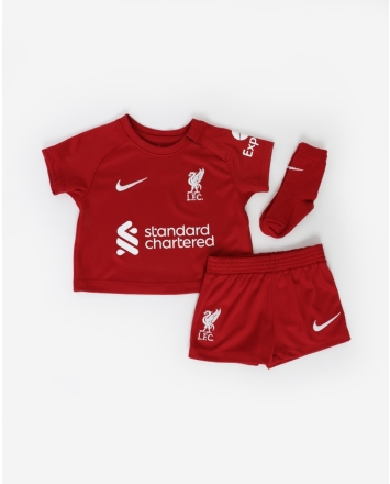 Liverpool Fc Bebé Pelele Kit De Fútbol Babygrow 9/12 mths Pl 