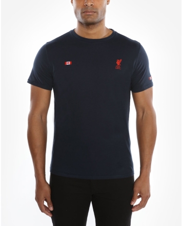 Official Liverpool FC Crest Football Polo Shirt Navy Adults Sizes S to 3XL 