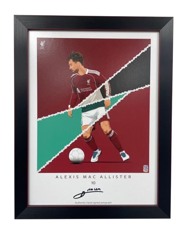 Alexis Mac Allister Liverpool Shirt | Home Shirt & Number