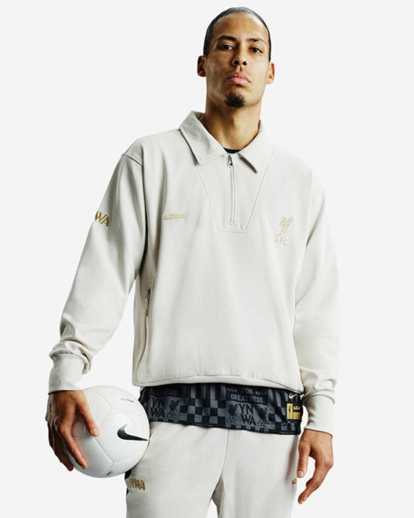 LFC X レブロン Nike メンズ 1/4 ファスナー付きバスケットボールトップ
