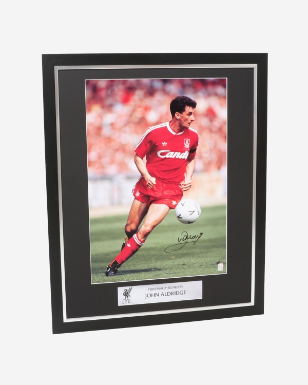 Liverpool FC ジョン・オルドリッジ直筆サイン入り写真