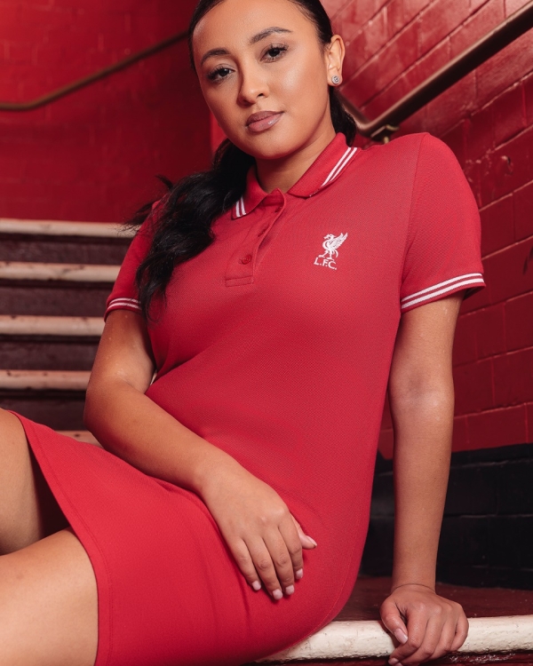 Polo dress, red(86)