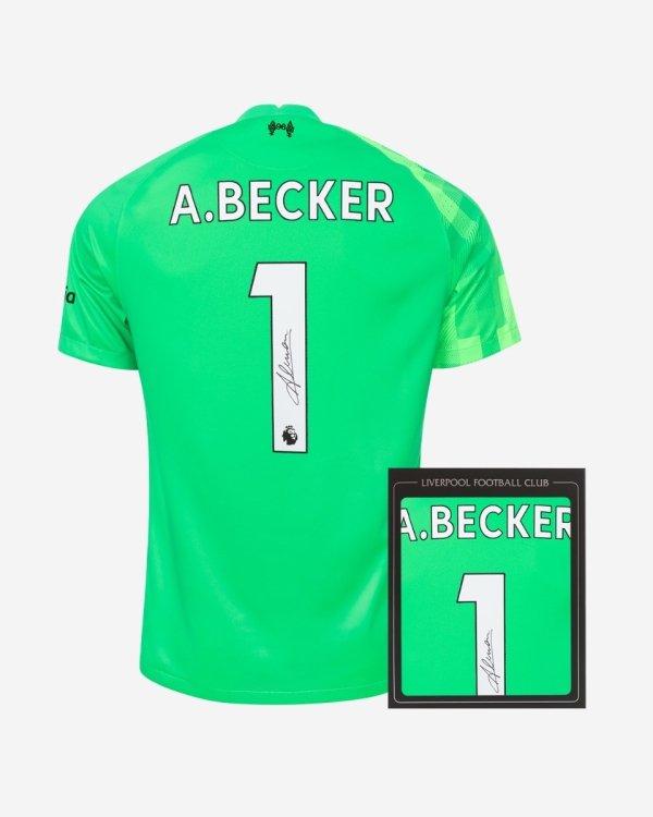 LFC Signiert 21 22 Alisson Verpacktes Trikot