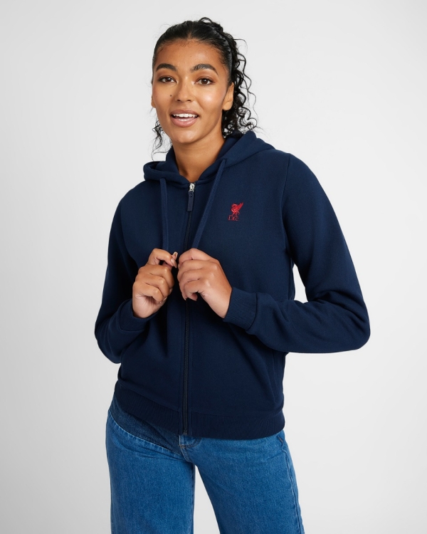 LFC Womens Zip Through Hoody Navy