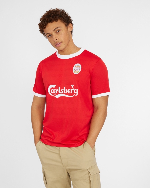 Lfc retro 1998 home shirt on sale