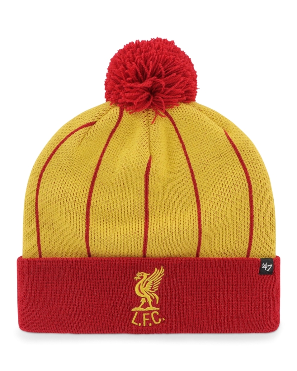 LFC 47 1982 Cuff Knit Yellow Bobble Hat