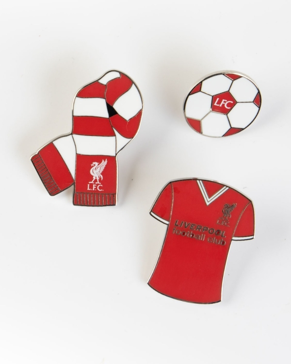 LFC 3pk Pin Badge Set