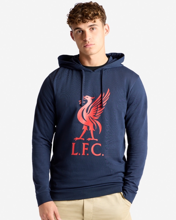 LFC Mens Liverbird Hoody Navy