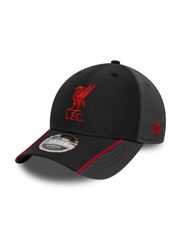 LFC New Era 9FORTY Liverbird Cap Black & Grey