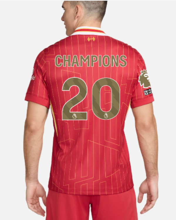 LFC Nike Mens 24/25 Home Stadium Jersey - CHAMPIONS 20