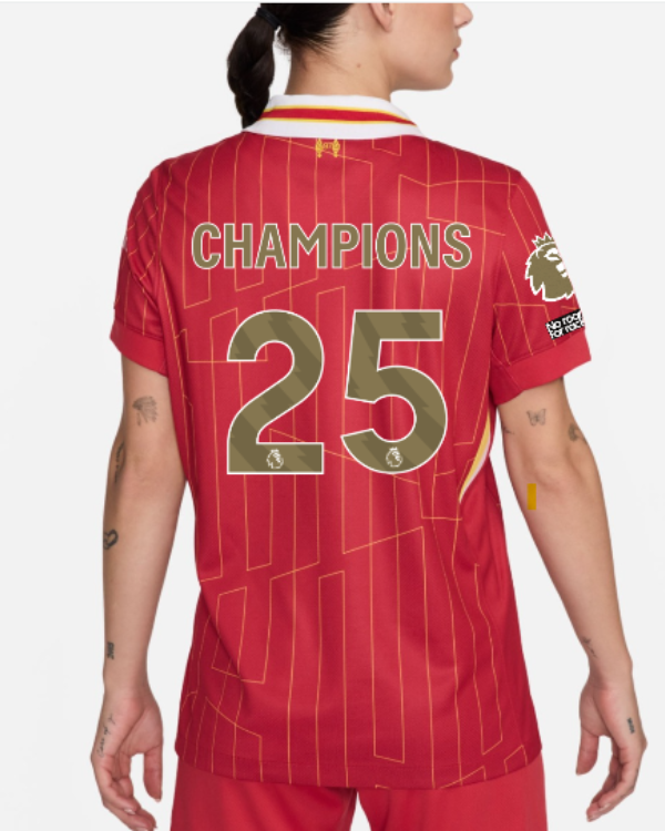 LFC Nike Womens 24/25 Home Stadium Jersey - CHAMPIONS 25