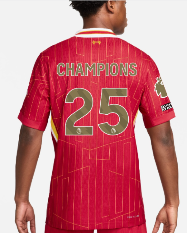 LFC Nike Mens 24/25 Home Match Jersey - CHAMPIONS 25