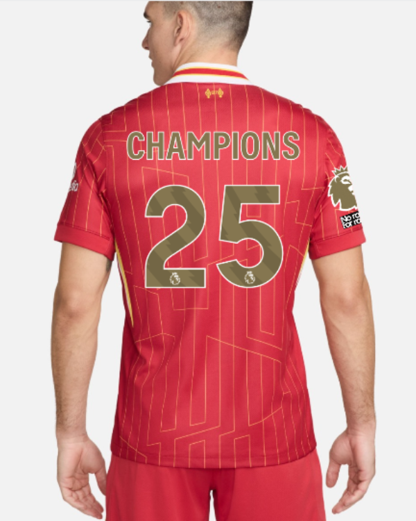 LFC Nike Mens 24/25 Home Stadium Jersey - CHAMPIONS 25