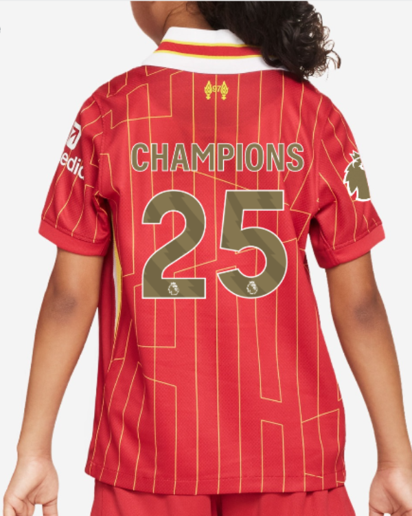 LFC Nike Youth 24/25 Home Stadium Jersey - CHAMPIONS 25