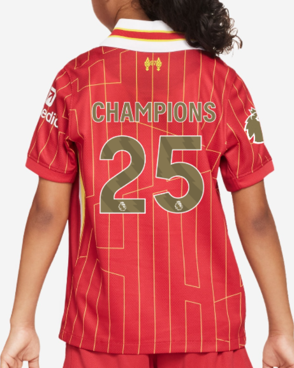 LFC Nike Youth 24/25 Home Match Jersey - CHAMPIONS 25