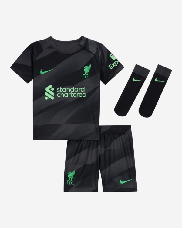 LFC Nike インファント 23/24 ブラックゴールキーパーキット