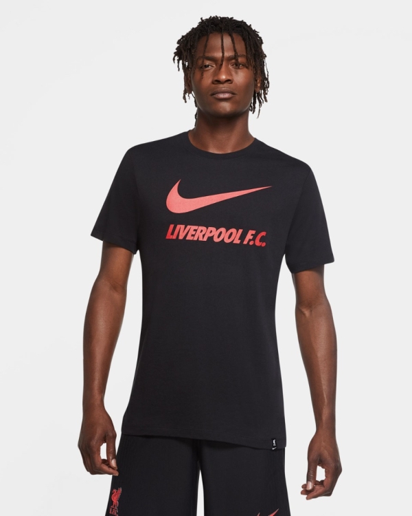 LFC Nike Mens Black Training Ground Tee