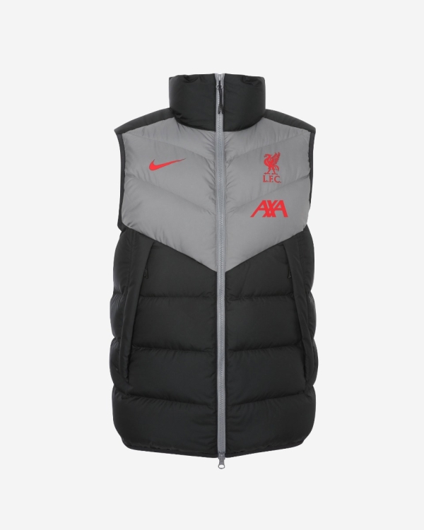 LFC Nike AXA メンズコーチコレクションブラックダウンフィルベスト