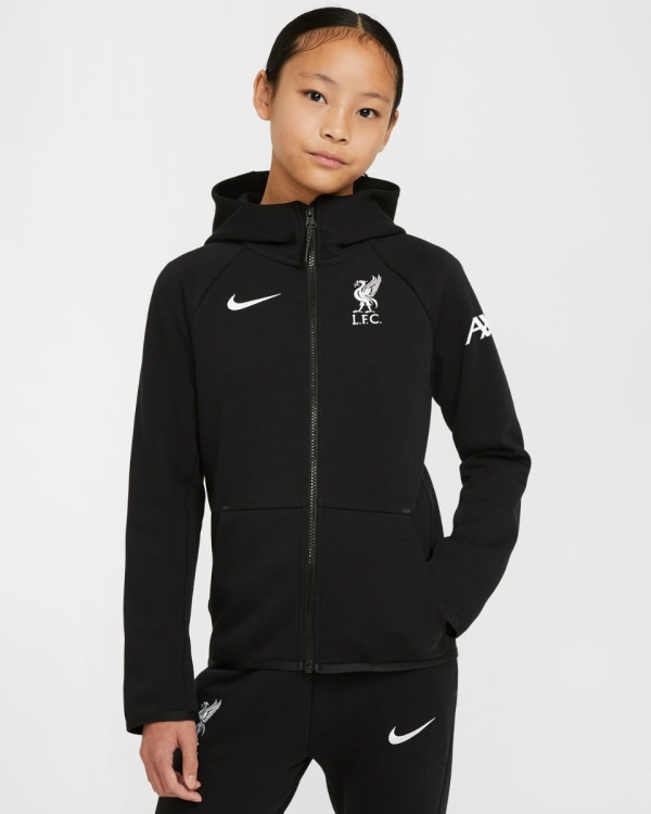 LFC Nike Junior Black Tech Pack Hoodie