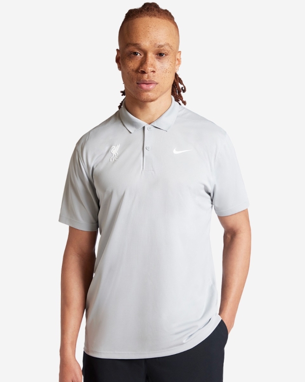 LFC Nike Mens Victory Golf Polo Grey