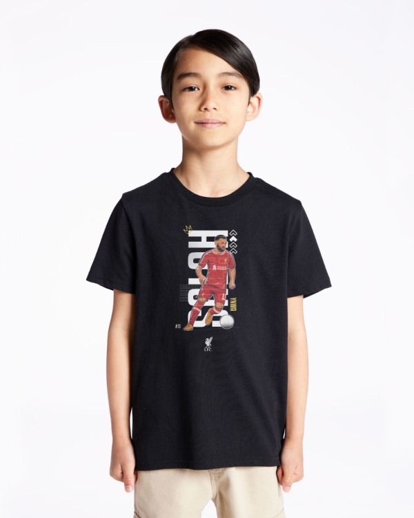 LFC 24/25 Juniors Salah Tee Black