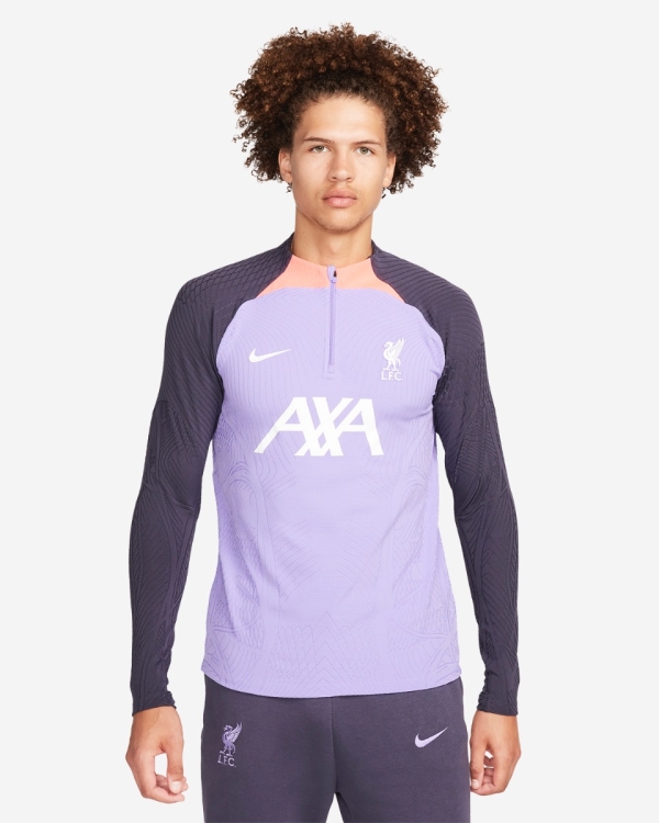 lfc nike mens dark grey shield drill top