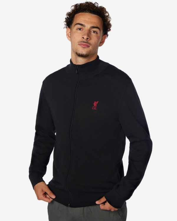 LFC Full Zip Knit Black Jacket