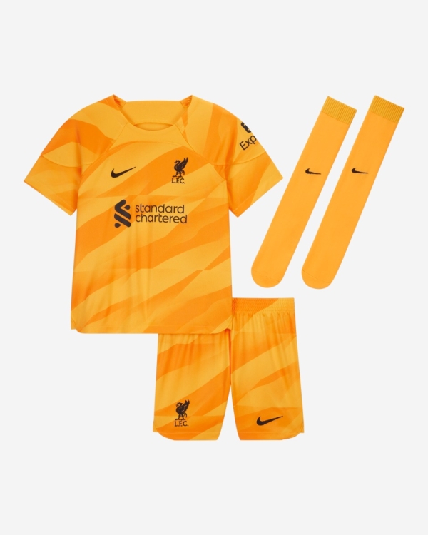 Lfc yellow goalie kit on sale