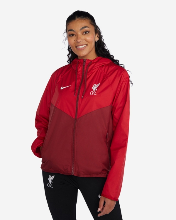 Nike windbreaker women red clearance