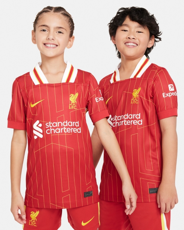 Liverpool kit junior sizes on sale