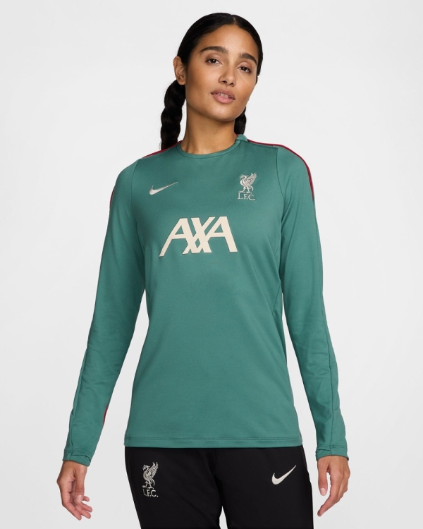 LFC Nike Womens 24 25 Strike Crew Top Green