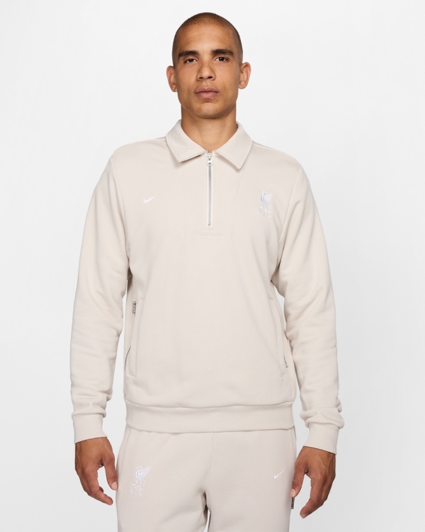 LFC Nike Mens 24/25 Quarter Zip Top White