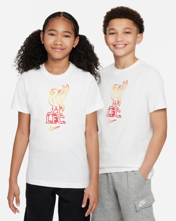 LFC Nike Youth 24/25 Crest Tee White