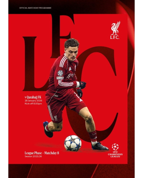 マッチデープログラム | LFC 対カラバグ-チャンピオンズリーグ 26/11/2025