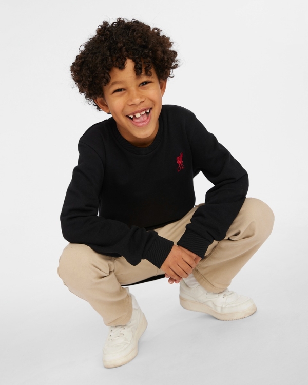 LFC Junior Crew Neck Sweatshirt Black