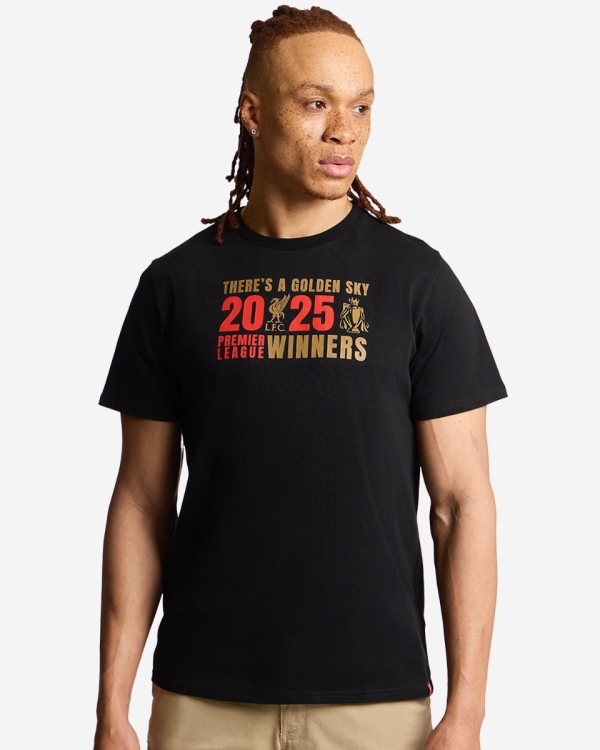 LFC EPL Champions 24/25 Adults Tee Black