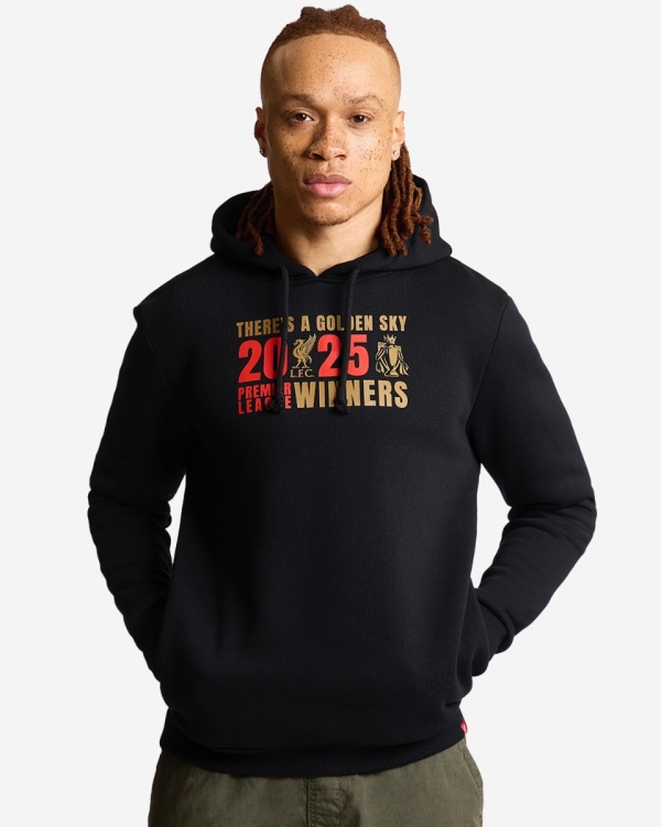 LFC EPL Champions 24/25 Adults Hoodie Black
