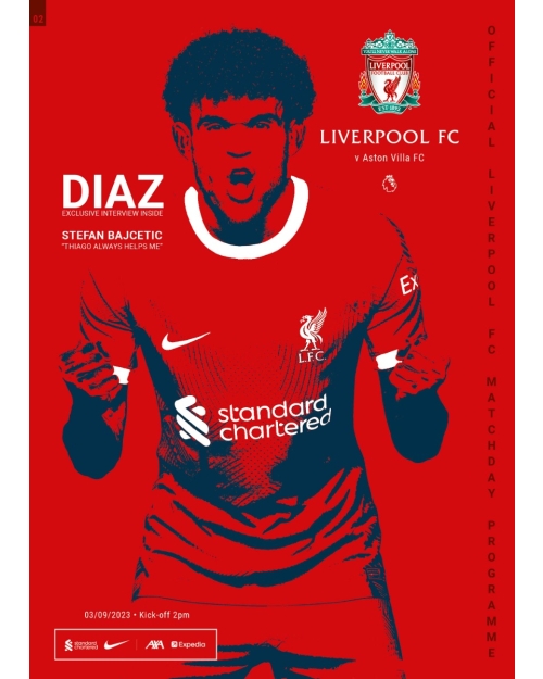 Matchday Programme 2 - LFC vs Aston Villa - 03-09-23