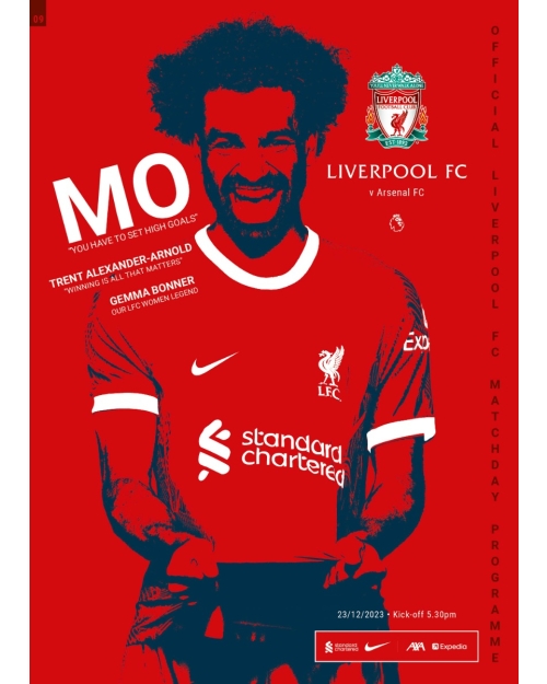 Matchday Programme 15 - LFC vs Arsenal - 23/12/23
