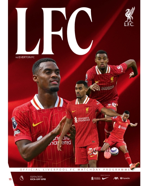 Matchday Programme - LFC vs Everton - 02/04/25