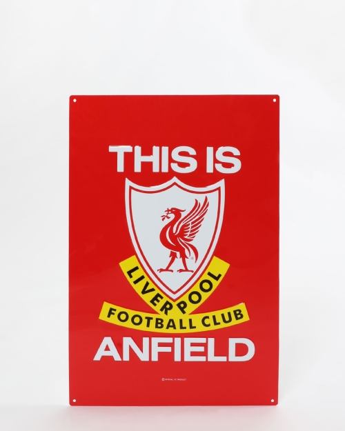 LFC This Is Anfield Metal Sign 