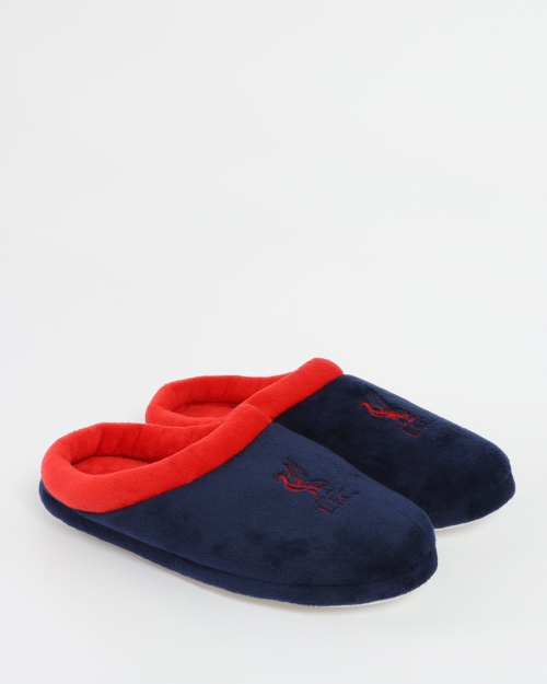 LFC Junior Navy Fleece Slipper