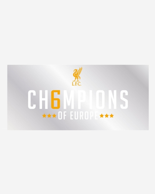 LFC UCL Champions Car Sticker