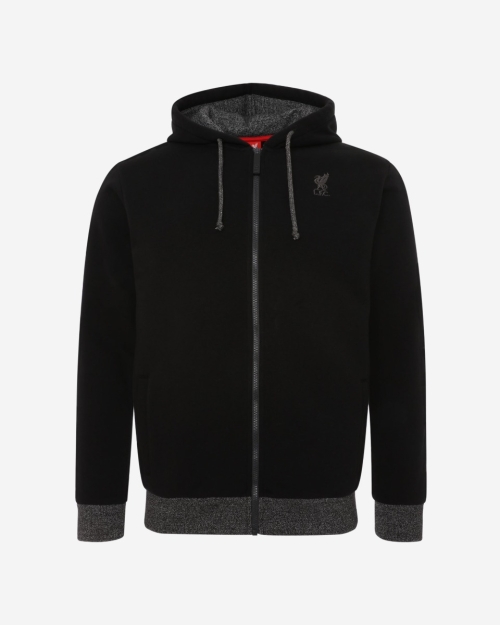 LFC Mens Zip Thru Black Hoody