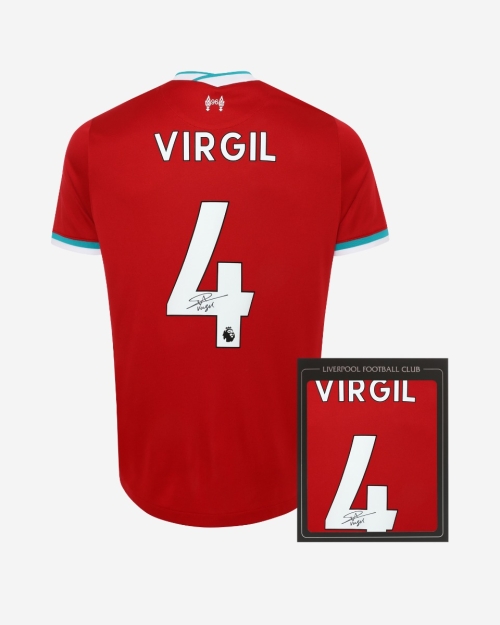 LFC Virgil Signed 20/21 Boxed Shirt