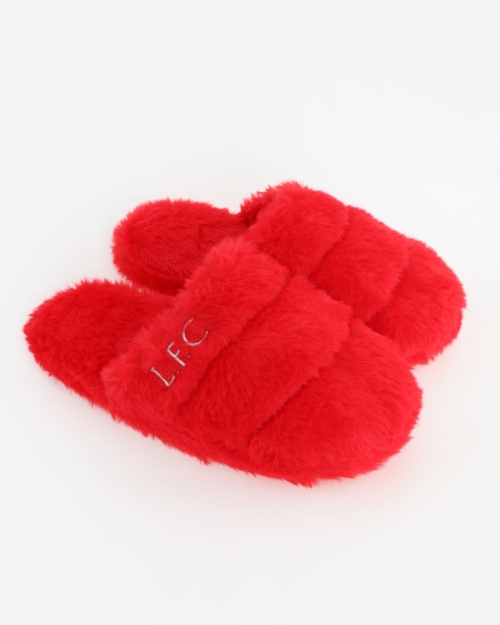 LFC Juniors Girls Mule Slippers Red