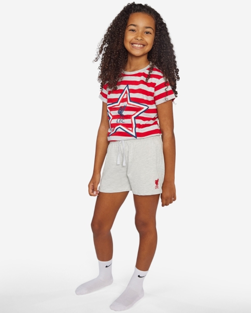 LFC Junior Striped Short PJ Set